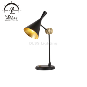 Bras oscillants de lampe de table de meubles de bureau, lampe de table réglable de haut en bas