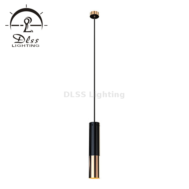 DLSS Lighting Lustre moderne d'usine Lustre noir et or