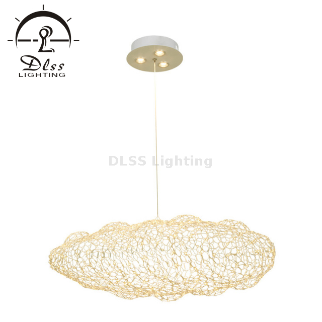 Maille Nuage Pendentif Éclairage Art Déco LED Blanc Plafonnier Suspendu Au-Dessus De Table Creative LED Suspension Lampe