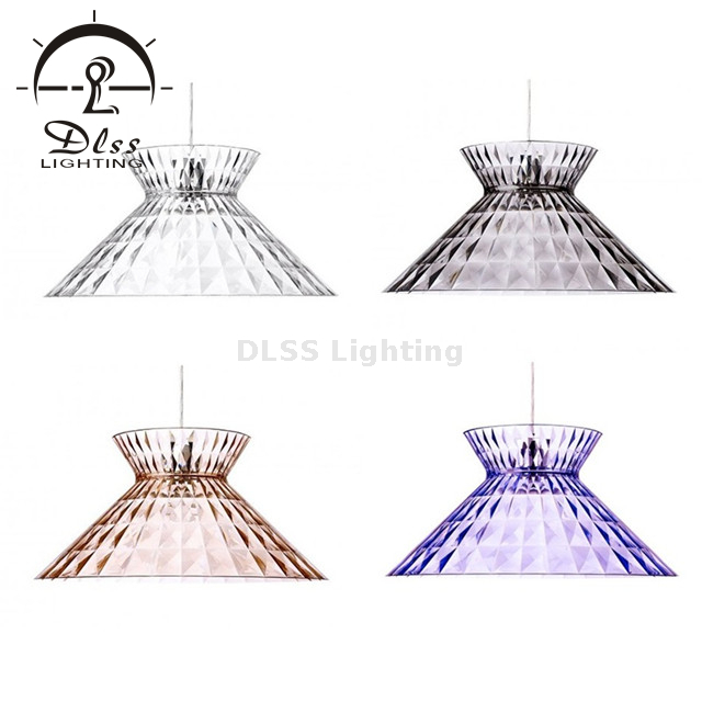 Lighting Designer Suspension Acrylique Violet Clair PMMA E27 9962